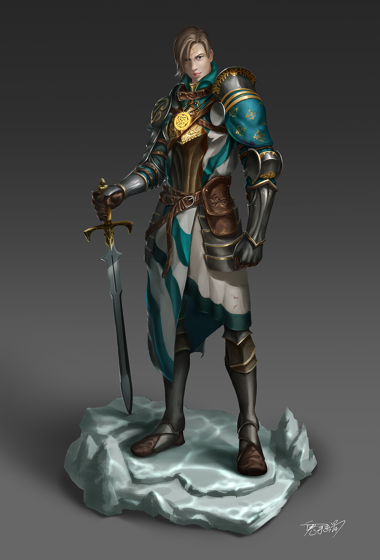 写实游戏人设练习|插画|游戏原画|鬼手画骨_原创作品-站酷zcool