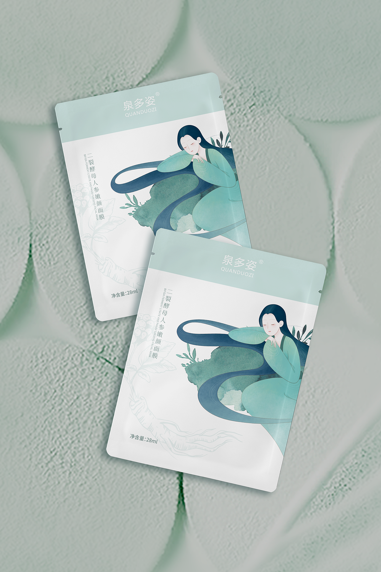 泉多姿中国风美妆护肤品牌VI包装设计(图ZMjYzNjk5MTY4) - 包装 - 站酷设计师金品牌原创素材 - 站酷ZCOOL