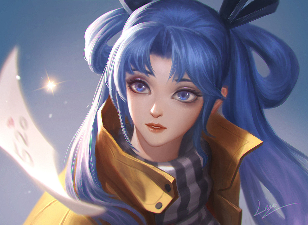 突发奇想的重绘,孙尚香vs水冰月