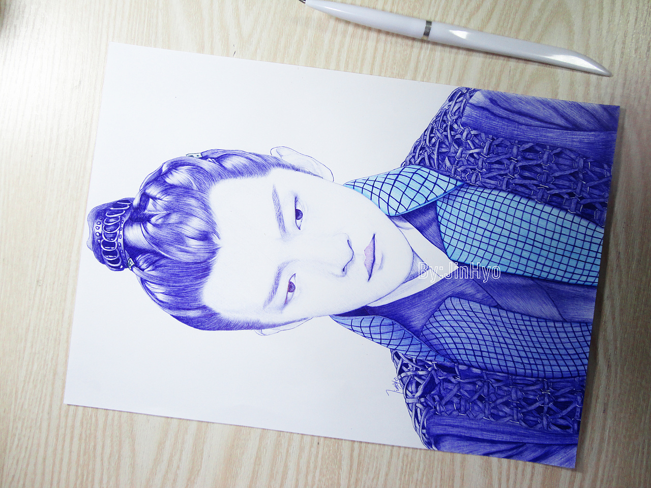 手绘《媚者无疆》屈楚萧