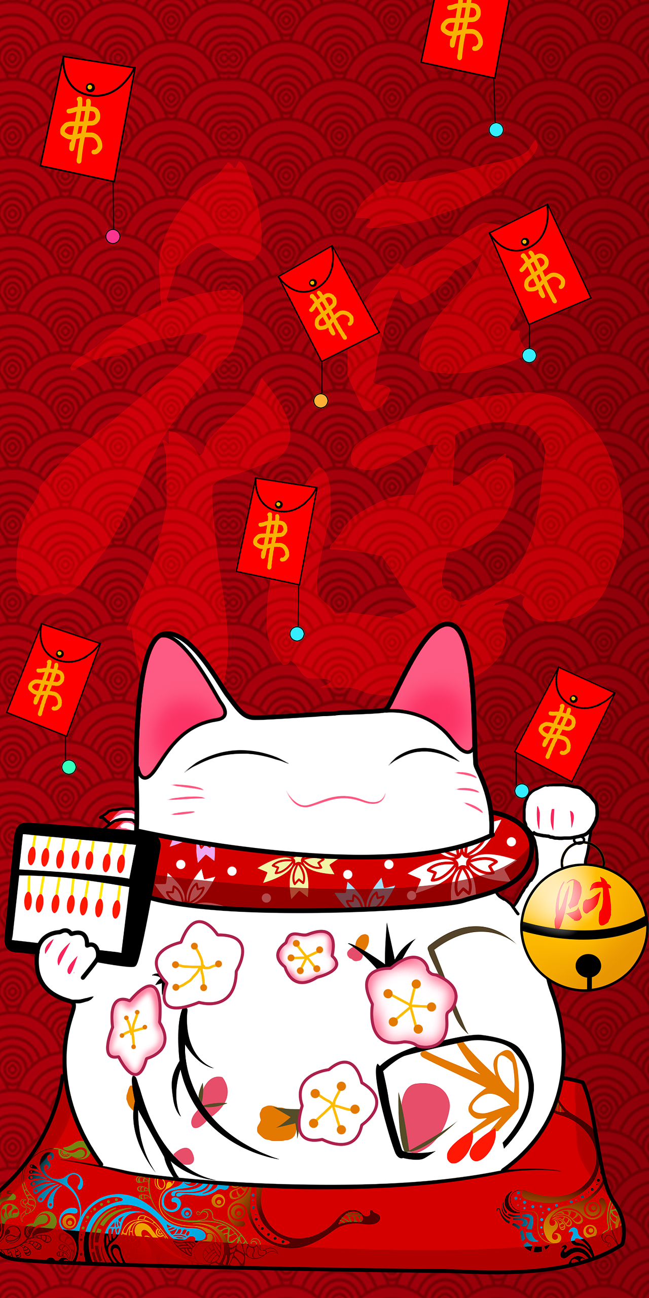 招财猫壳子插画（图ZMjYzNTY4MDE2） - 商业插画 - 站酷设计师风桀骜原创素材 - 站酷ZCOOL