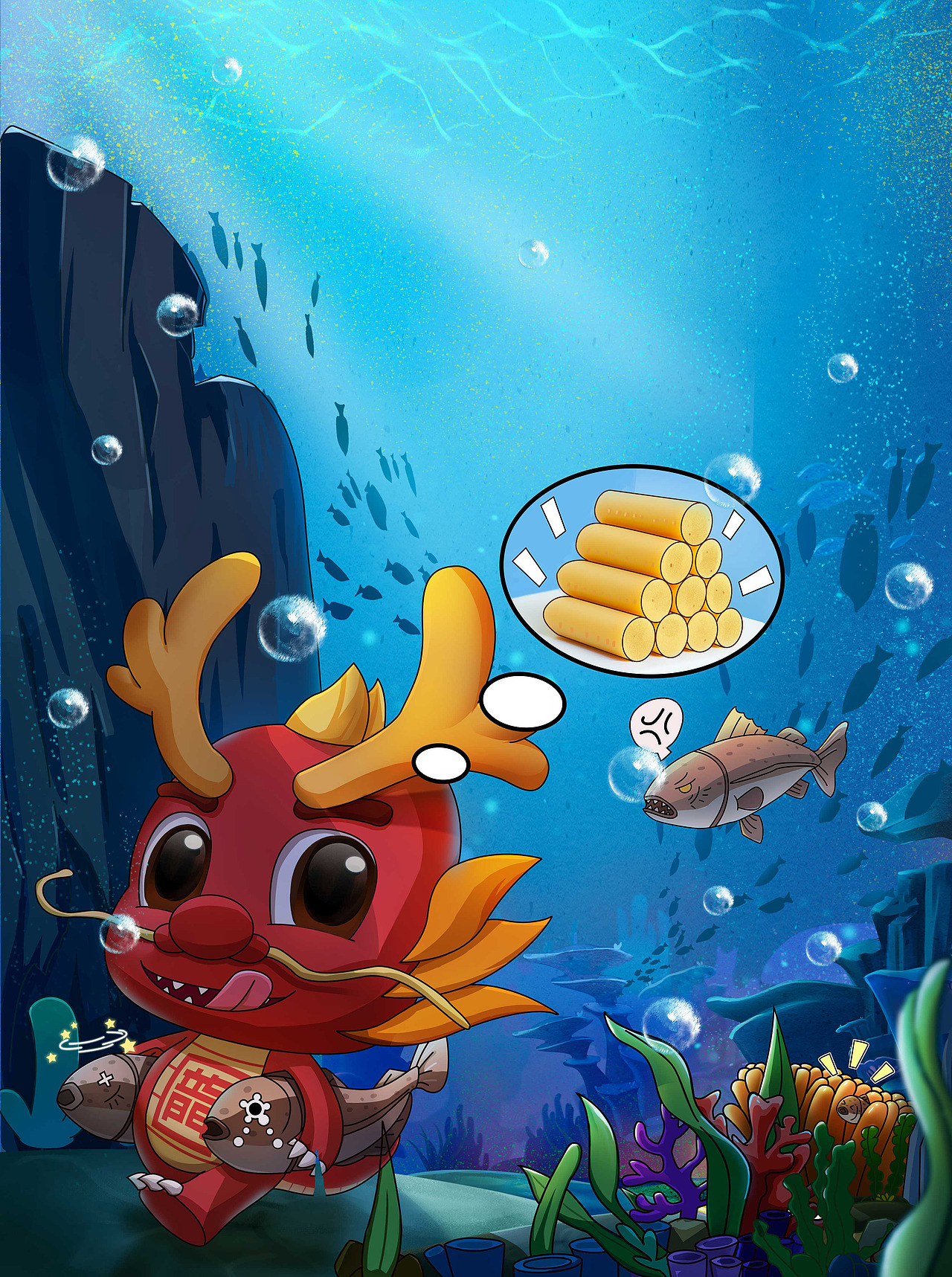 龙门花甲品牌ip小龙人 包装设计