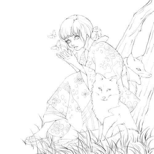 夏天开始的中间于末尾（图ZNTU5MTk4NzY=） - 商业插画 - 站酷设计师小花栗子原创素材 - 站酷ZCOOL