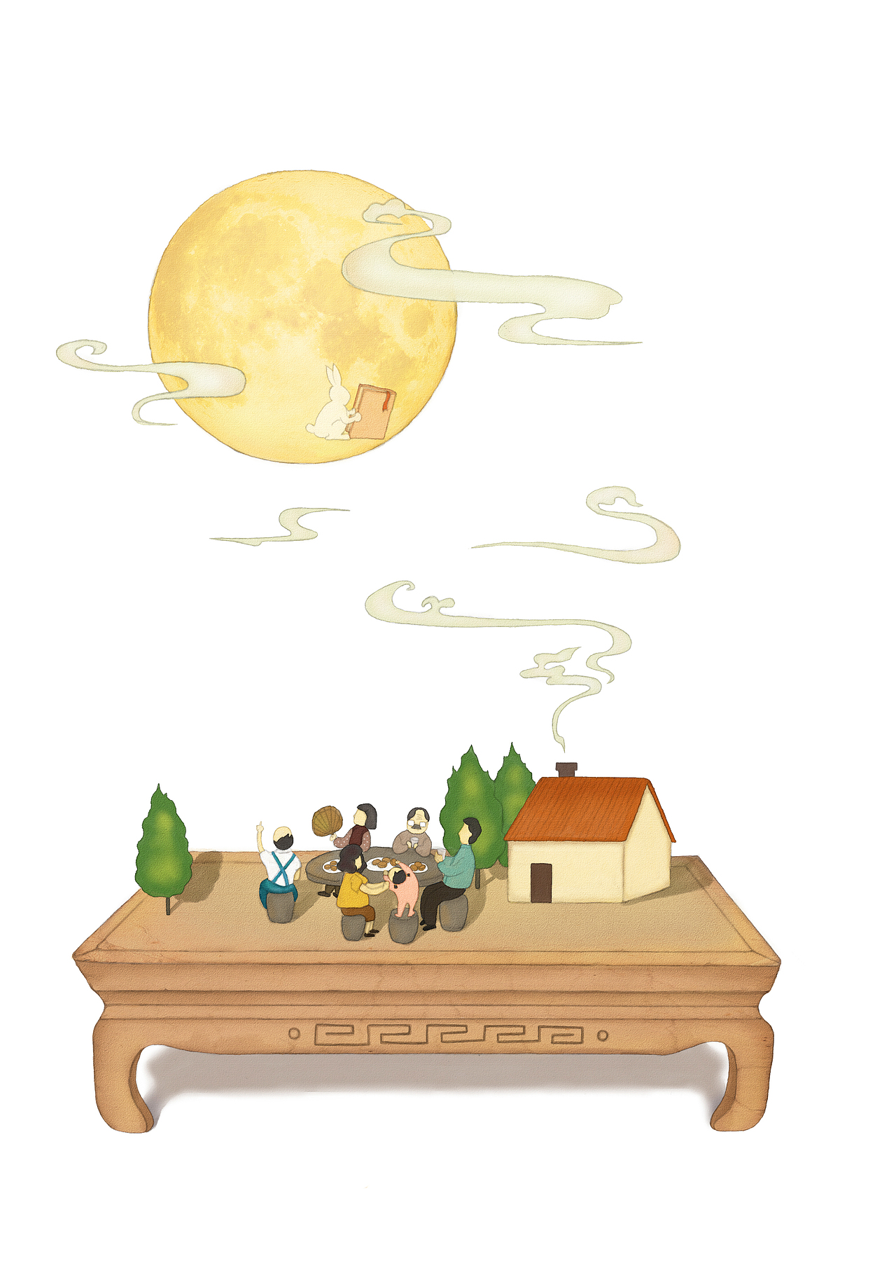 阅读系列插画全集（图ZMTUxMDQ4MzIw） - 商业插画 - 站酷设计师烨未虹原创素材 - 站酷ZCOOL