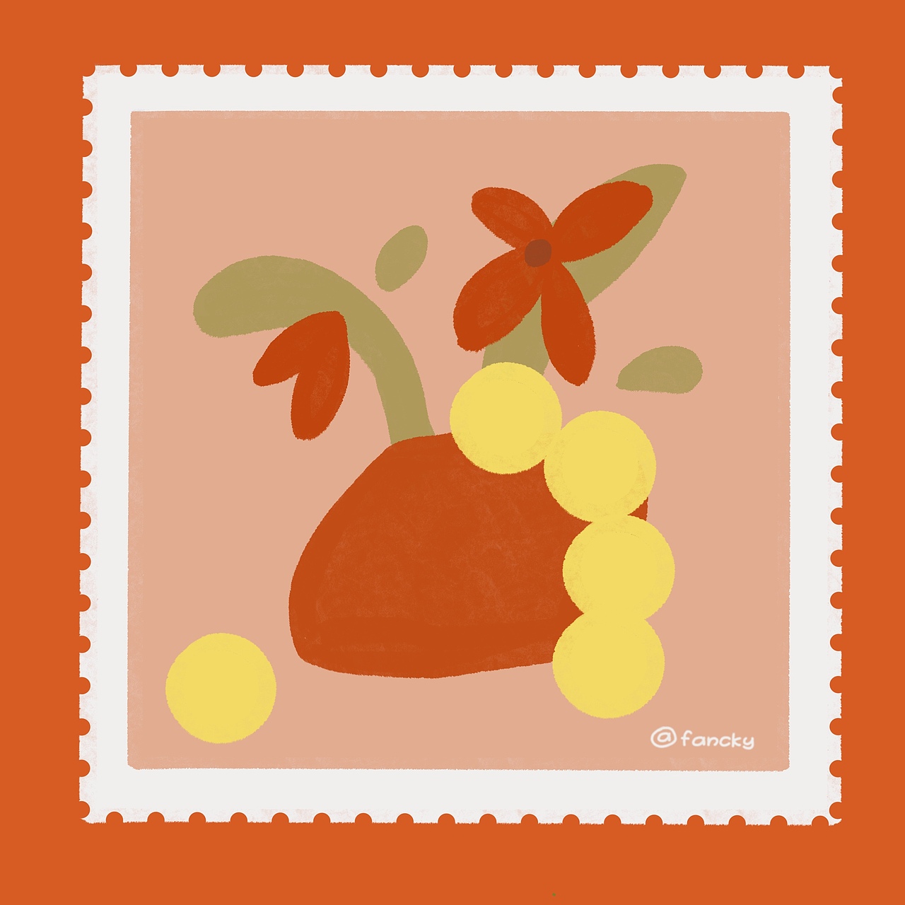 扁平风花卉插画（图ZMjkxNjA2OTA4） - 商业插画 - 站酷设计师梵祁的插画原创素材 - 站酷ZCOOL