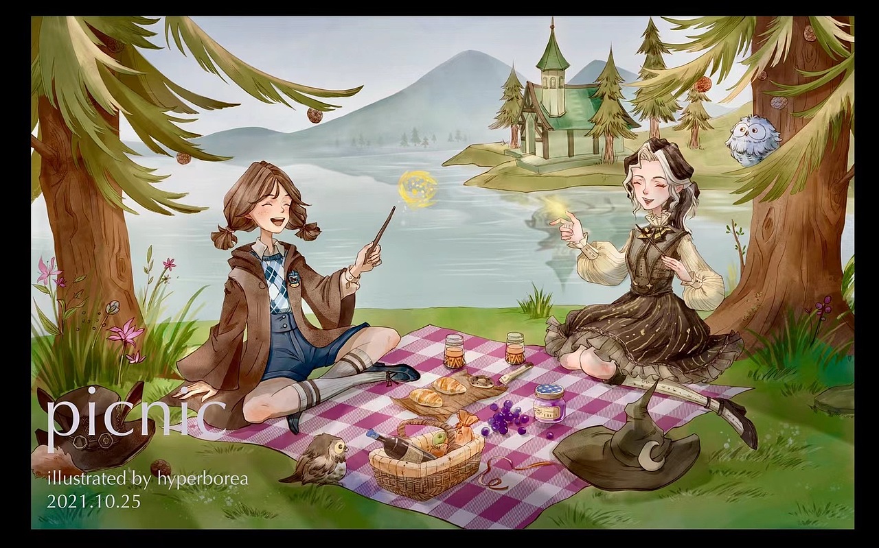 插画习作｜寒来暑往2·与魔法同行（图ZMzA0NjQ0NTI0） - 创作习作 - 站酷设计师海布里安原创素材 - 站酷ZCOOL