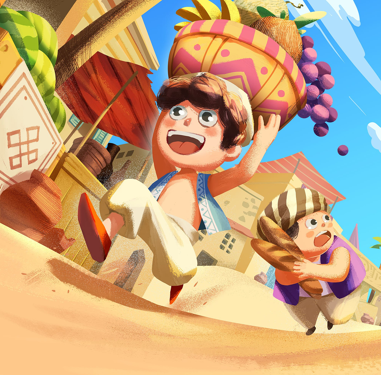 人生中最没有烦恼的时候是？（图ZMjY3NzMxMTMy） - 商业插画 - 站酷设计师野苔藓moss原创素材 - 站酷ZCOOL