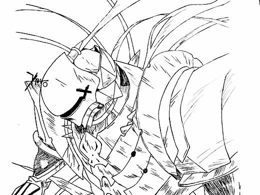 手绘-fate系列-Berserker（个人主页-ZMjUxMjIwODQ=） - 单幅漫画 - 站酷设计师天真如何原创素材 - 站酷ZCOOL