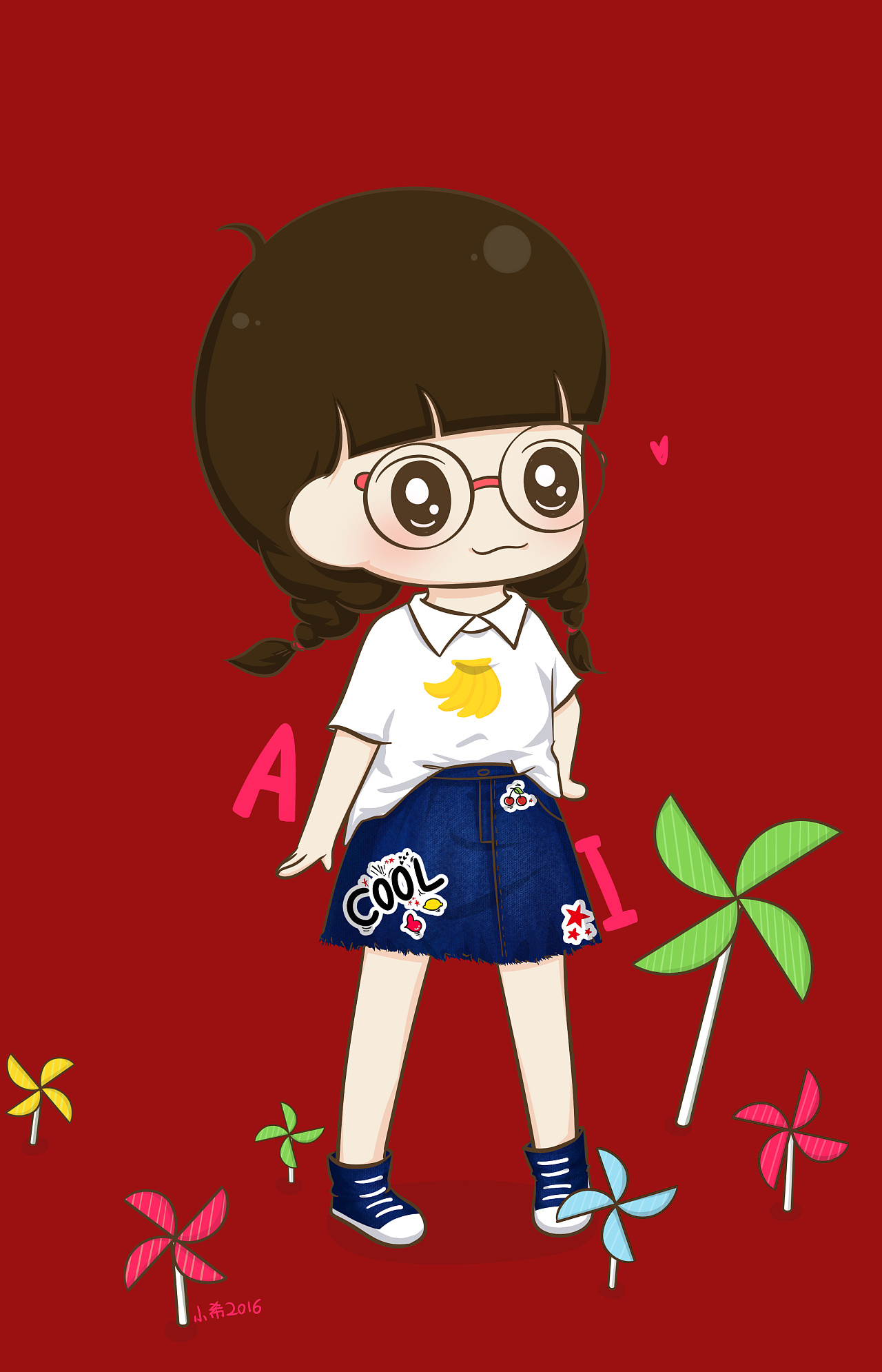 爱你这件事|插画|涂鸦/潮流|小希与阿树 - 原创作品 - 站酷 (zcool)