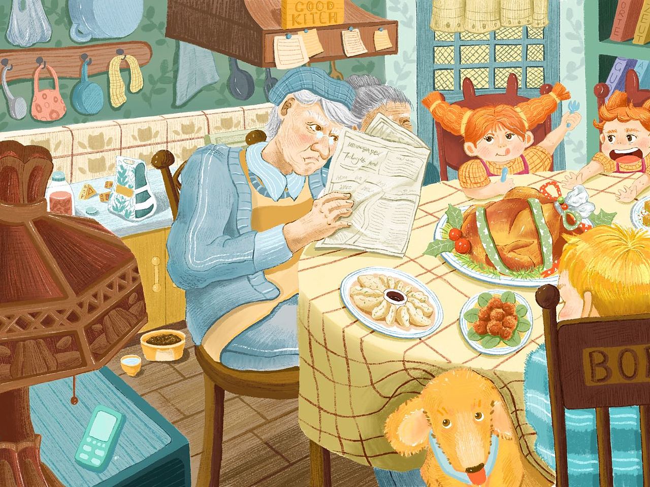 原创儿童插图——生活插画