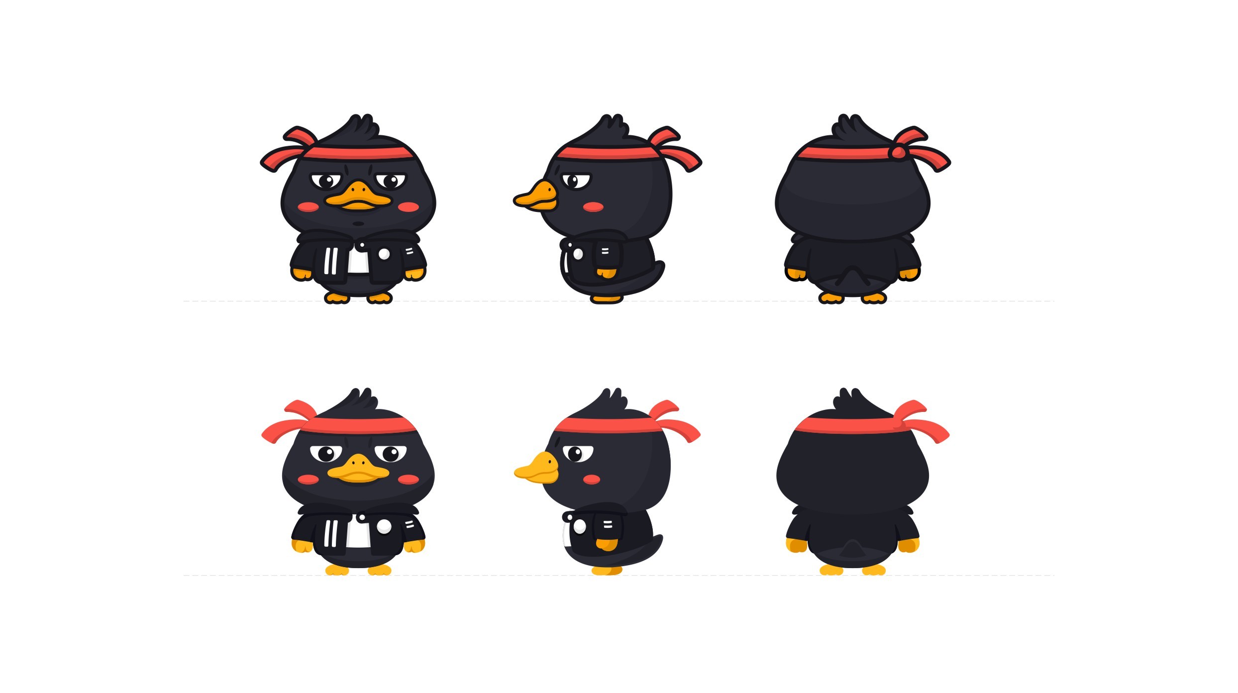 奋斗鸭duck卡通形象设计|平面|ip形象|阿成_logo - 原创作品 - 站酷