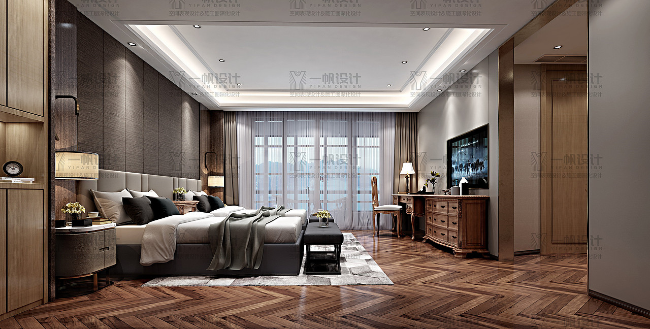 新中式家装别墅/一帆设计