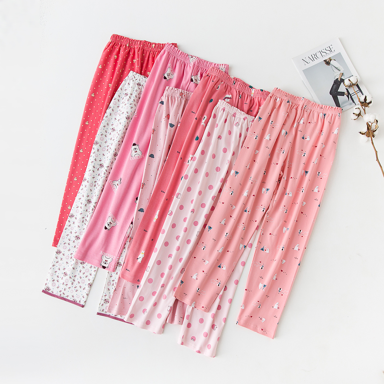 平铺拍摄 家居服裤子创意平铺拍摄 主图细节图