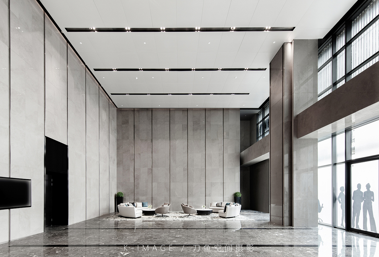 刀鱼空间摄影-宝龙地产宝杨路写字楼大堂