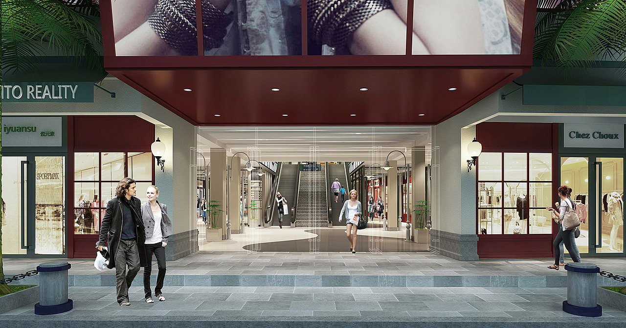 睦邻中心农贸市场改造设计效果图