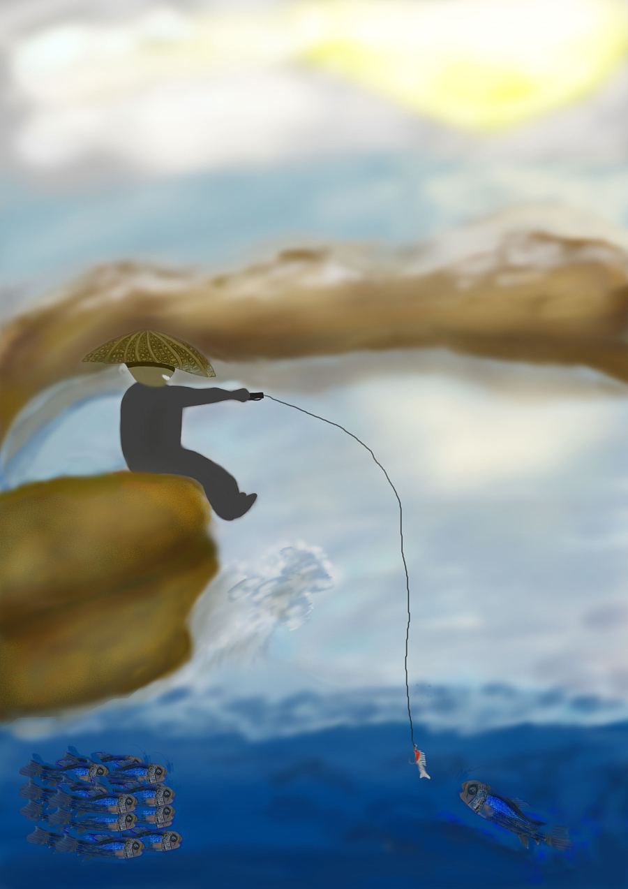 原创作品:钓鱼