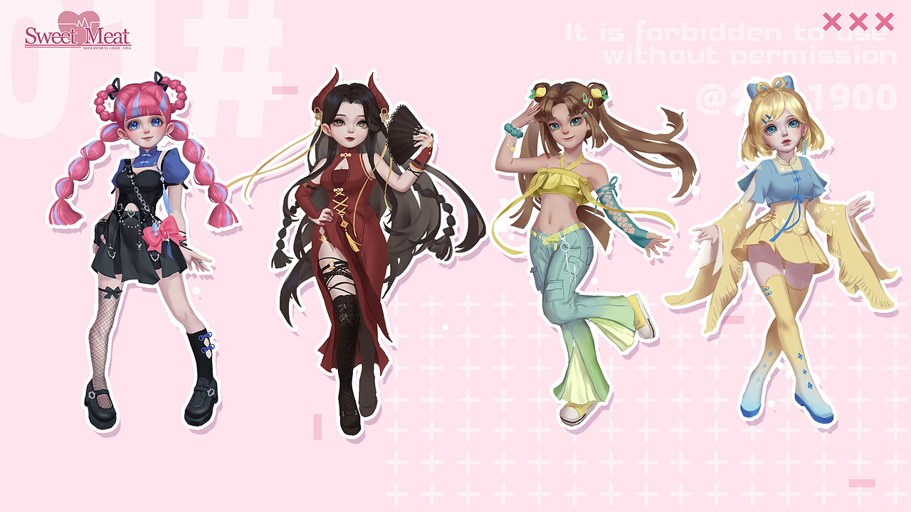 pick哪一只呢？（图ZMzA5MTM4NTg4） - 游戏原画 - 站酷设计师幺九1900原创素材 - 站酷ZCOOL