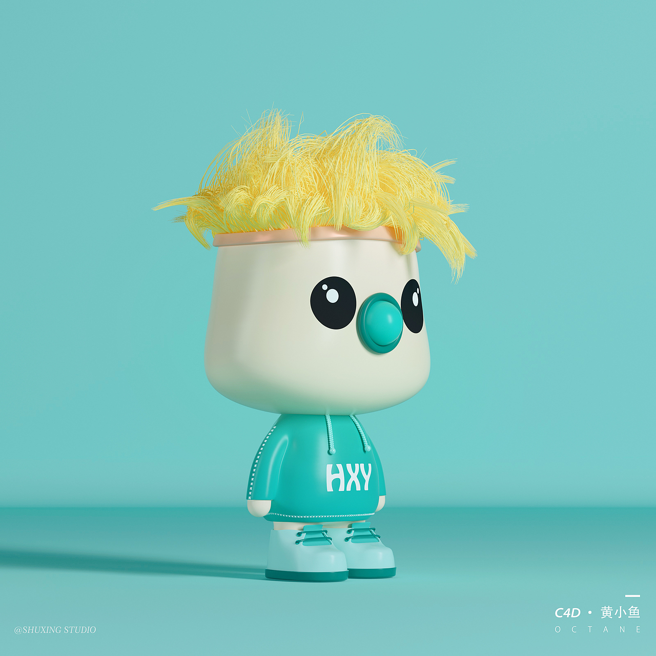 8月的一些IP建模渲染