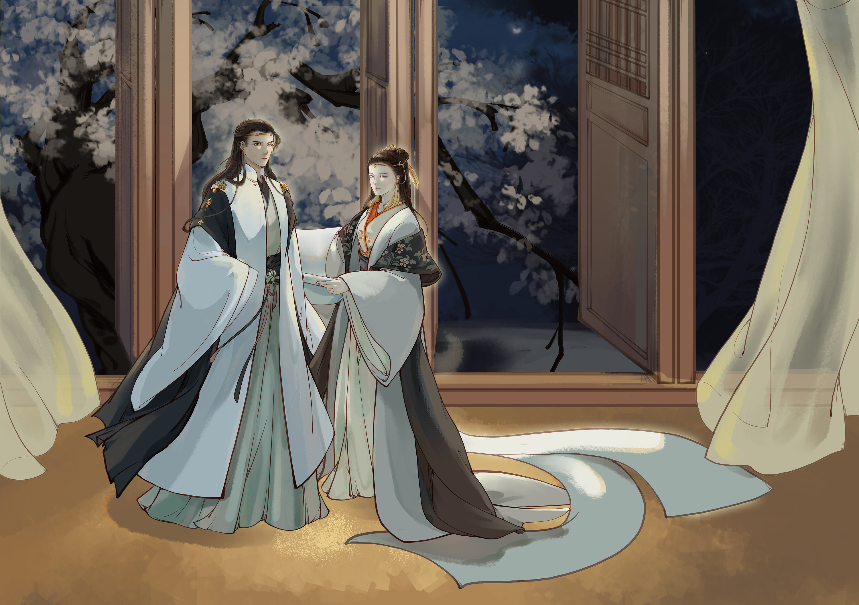 《玉人歌》阶庭花摇凤凰影