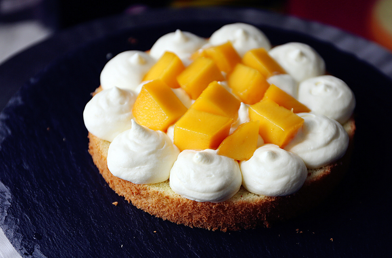 芒果裸蛋糕 简约版 烘焙小能手