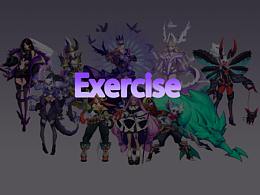 一段时间的练习