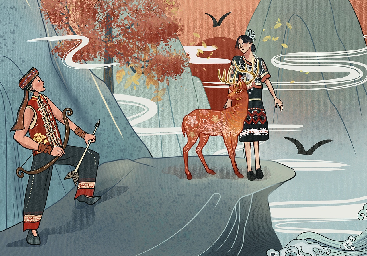 一见钟情神鹿回头