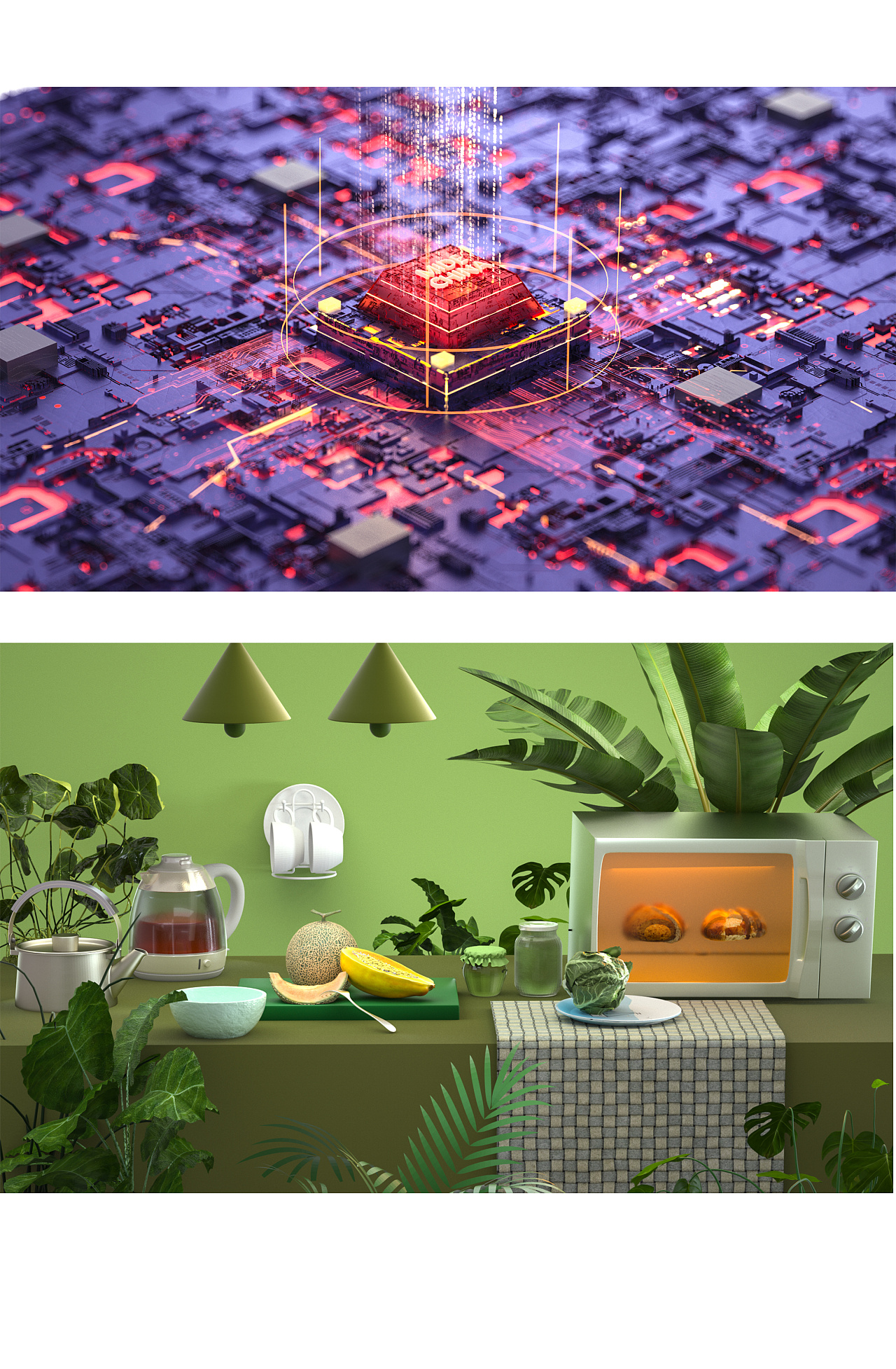 c4d作品集大广赛小迷糊系列