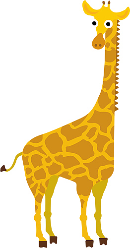 卡通动物（图ZNzYwNTAxODQ=） - 儿童插画 - 站酷设计师Color海盗原创素材 - 站酷ZCOOL