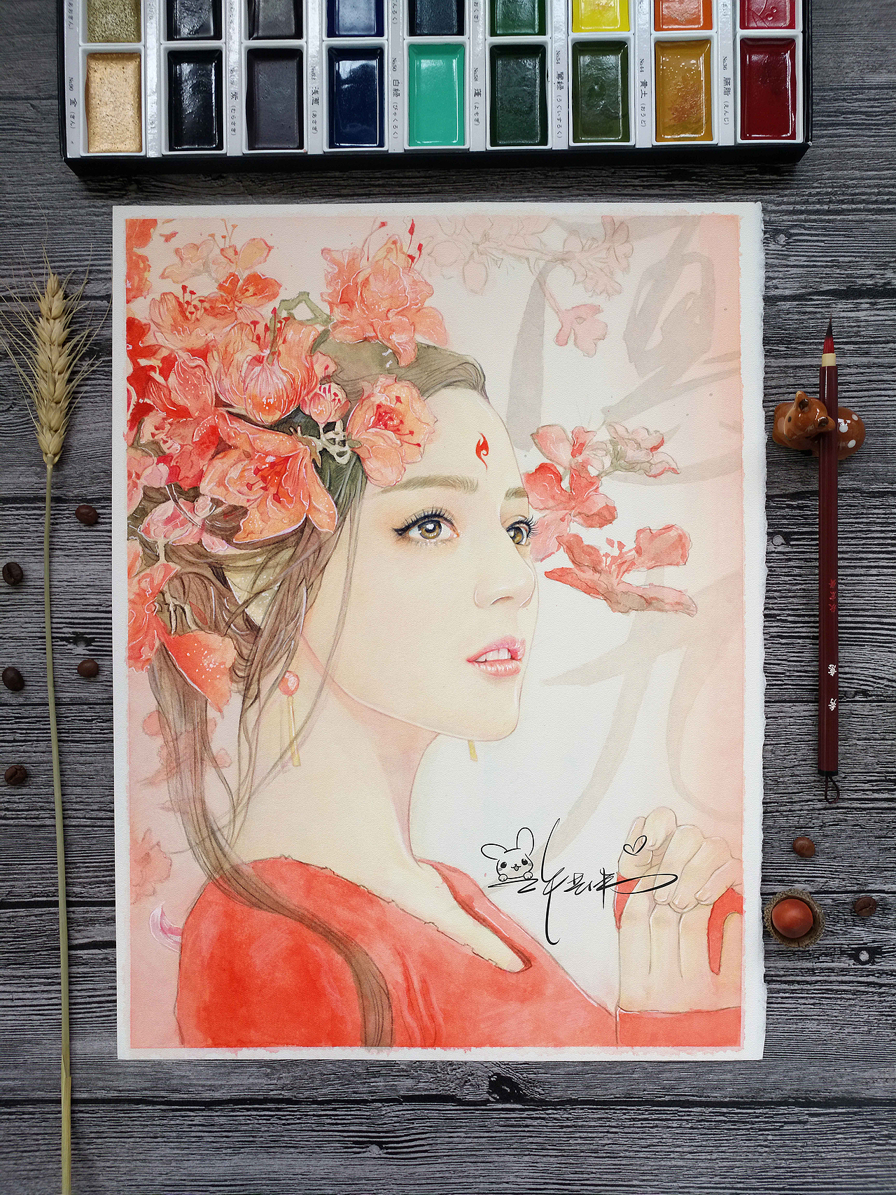 【三生三世十里桃花——凤九】_漫艺手绘-站酷zcool