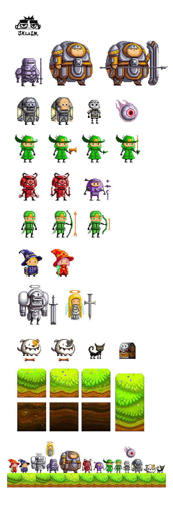 自学像素—rpg素材练习|插画|像素画|jkllin_原创作品-站酷(zcool)