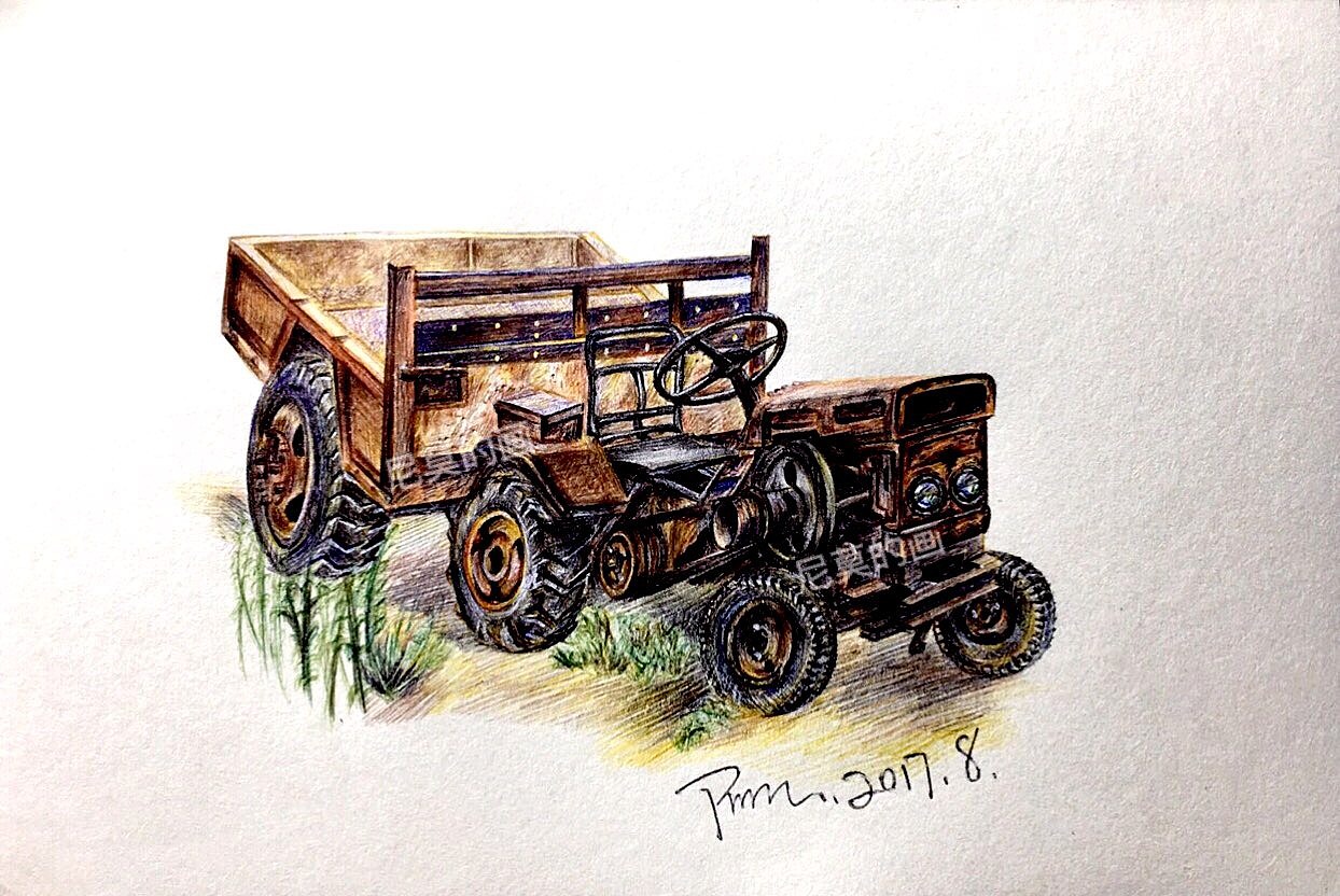 丹阳手绘·圆珠笔作品集