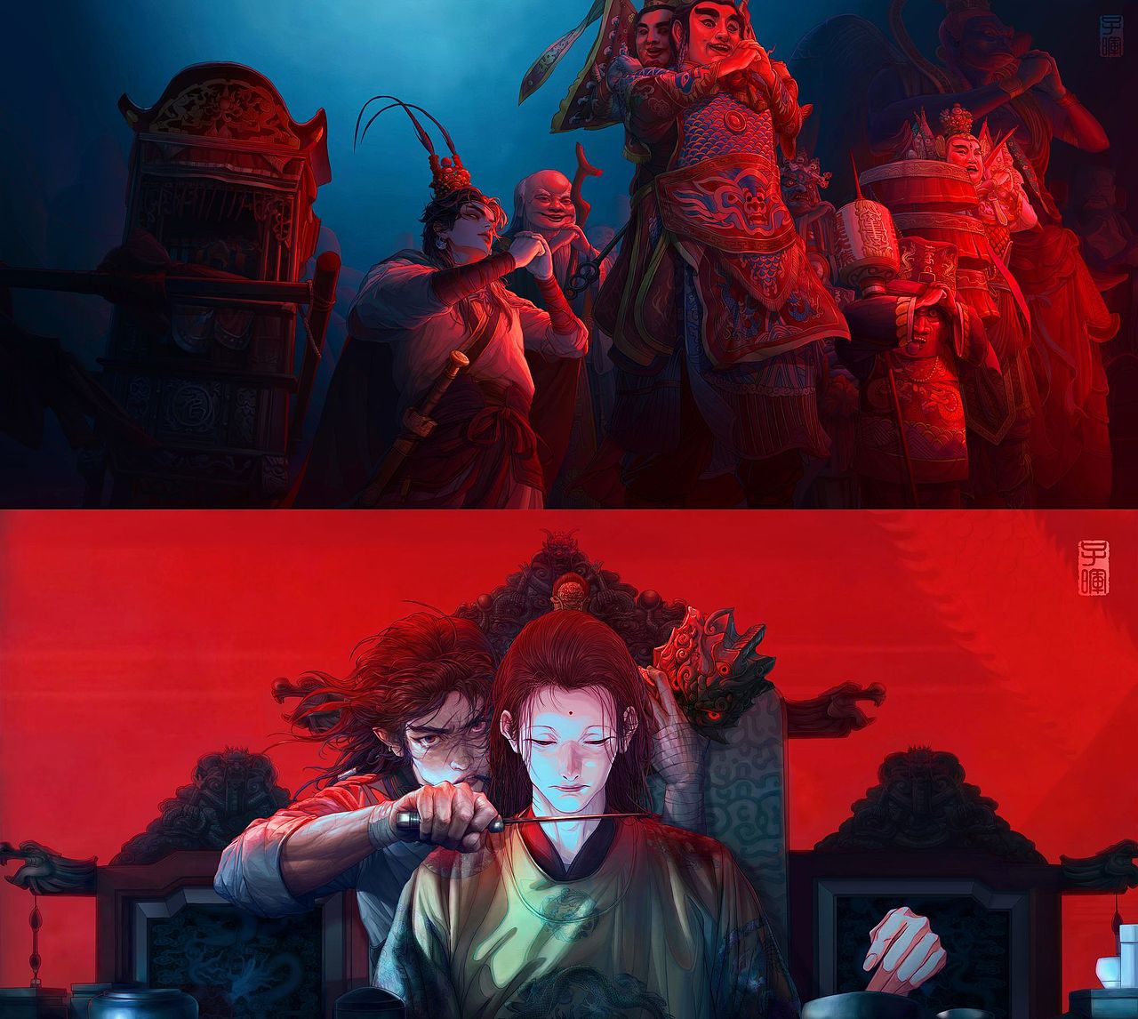 《狼藉》罗天大醮（图ZMzU5NDYxNzE2） - 概念设定 - 站酷设计师徐子晖cicman原创素材 - 站酷ZCOOL