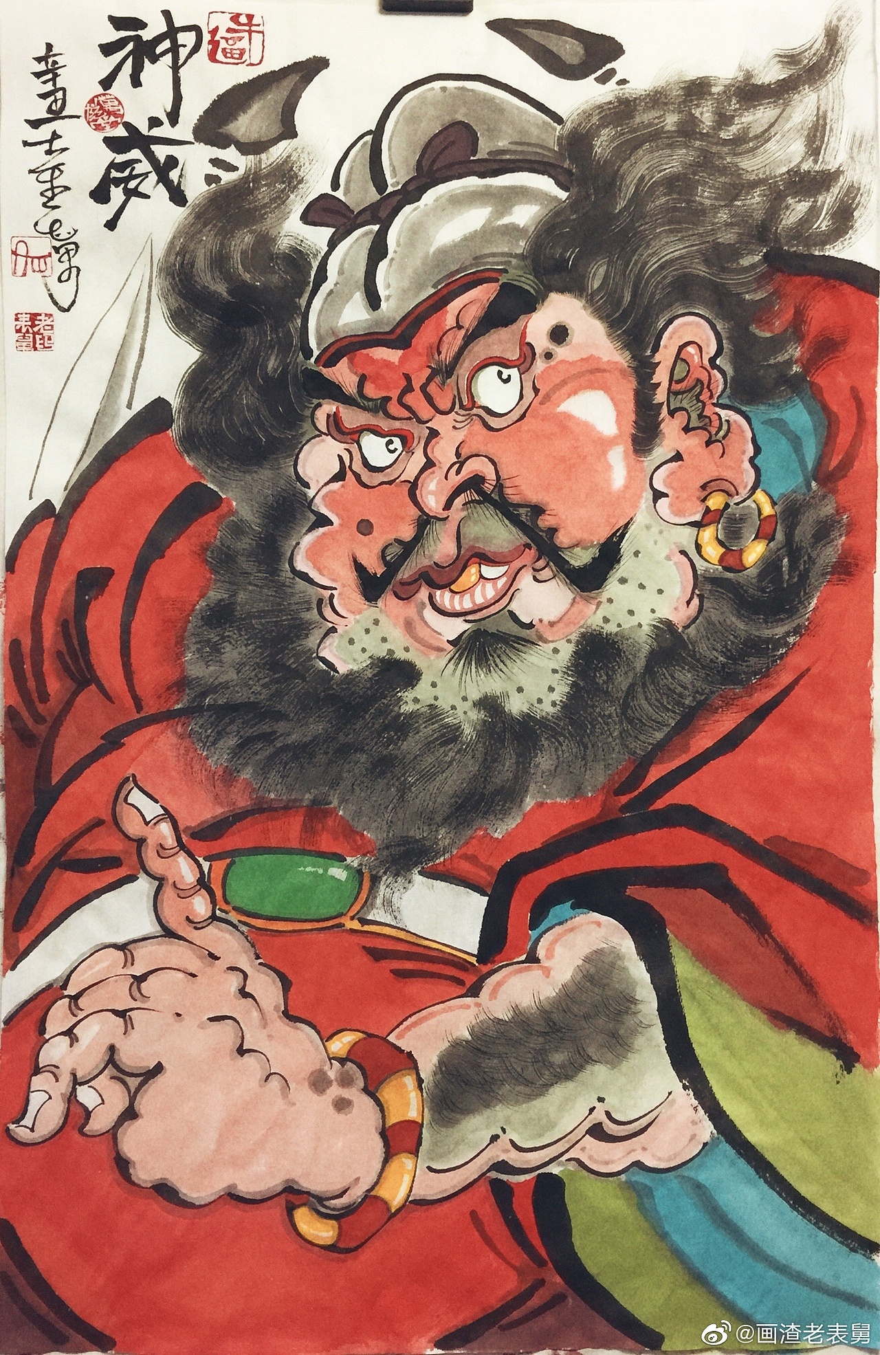【南记手绘·万馗堂·老馗神威】（图ZMjg1MzM4Nzc2） - 绘画 - 站酷设计师老表舅原创素材 - 站酷ZCOOL