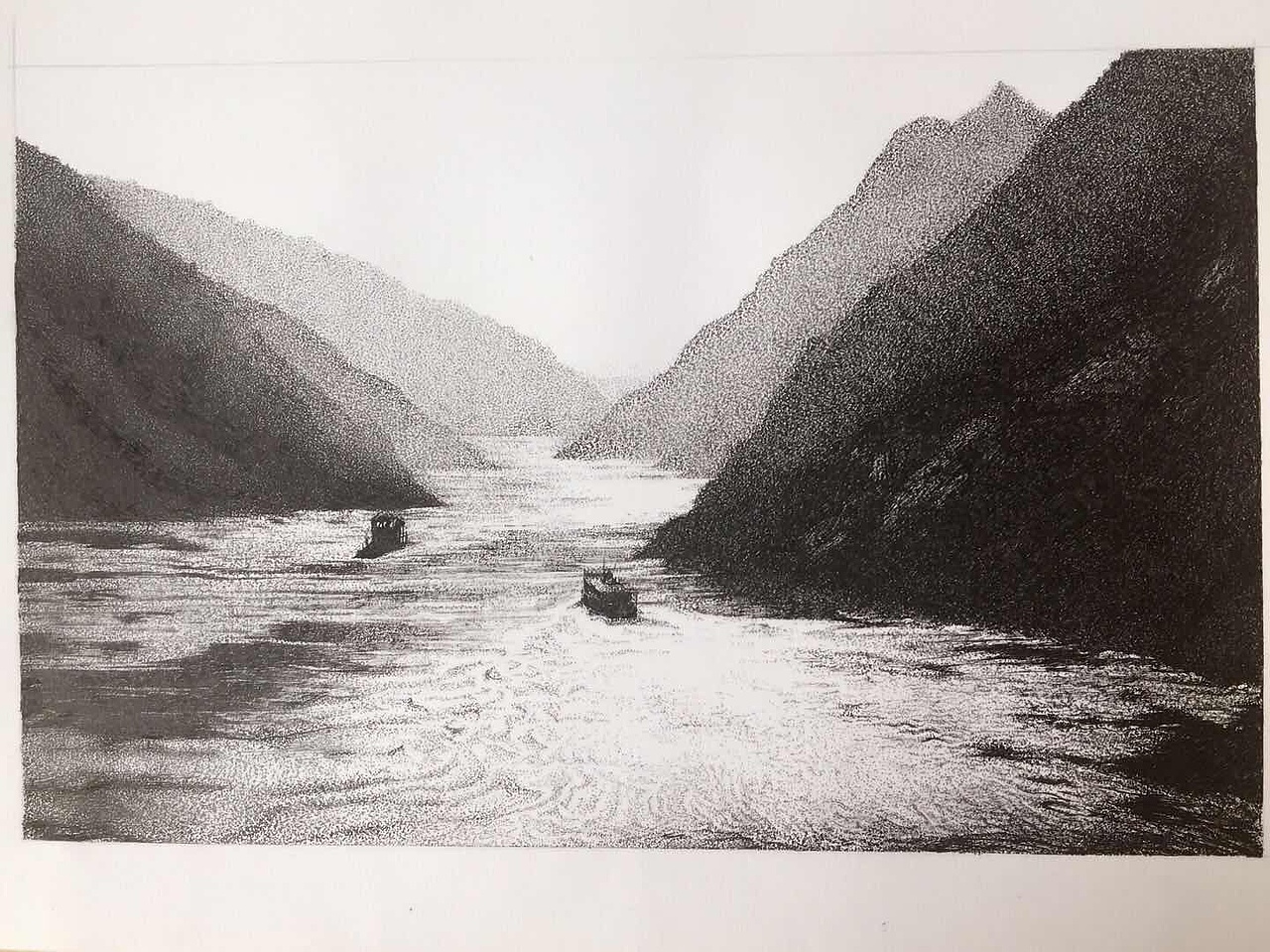 点画~风景|纯艺术|绘画|指甲有泥儿_原创作品-站酷zcool