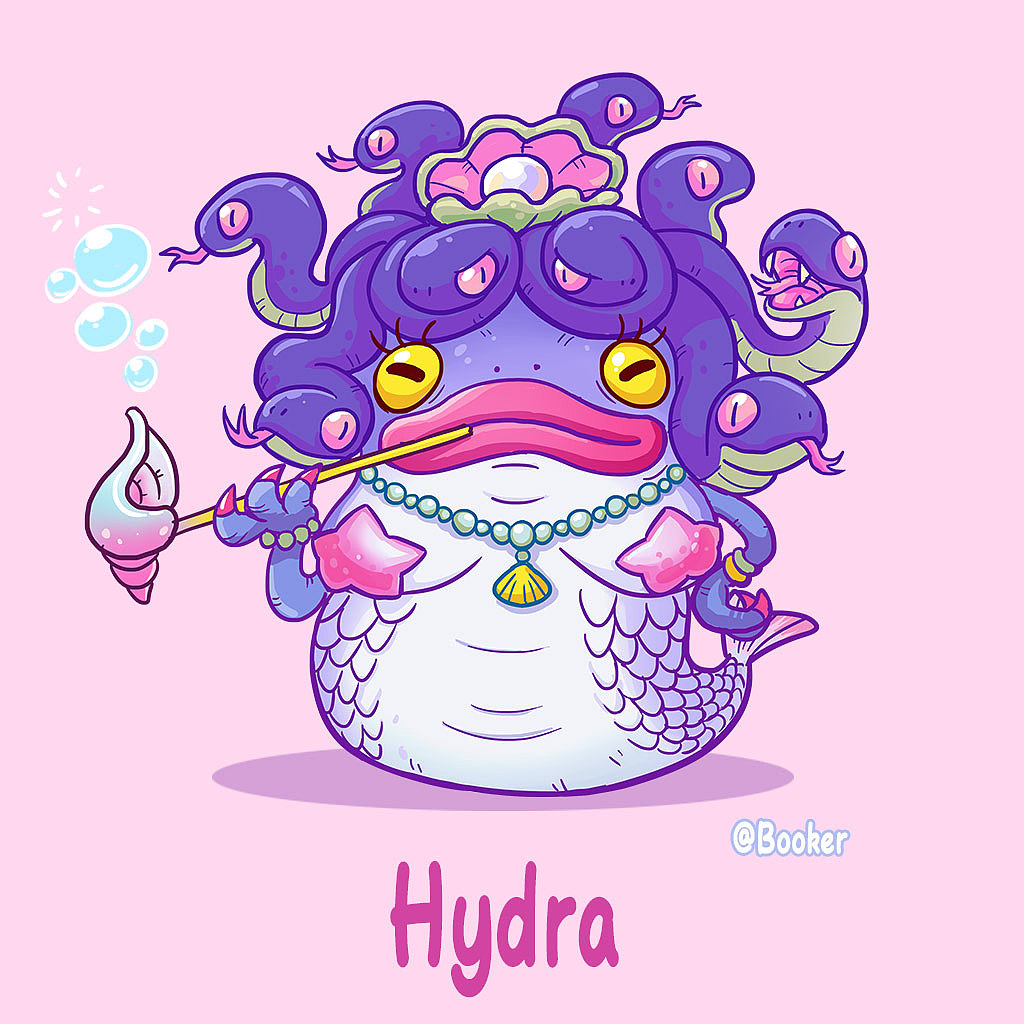 原创卡通版克苏鲁插画