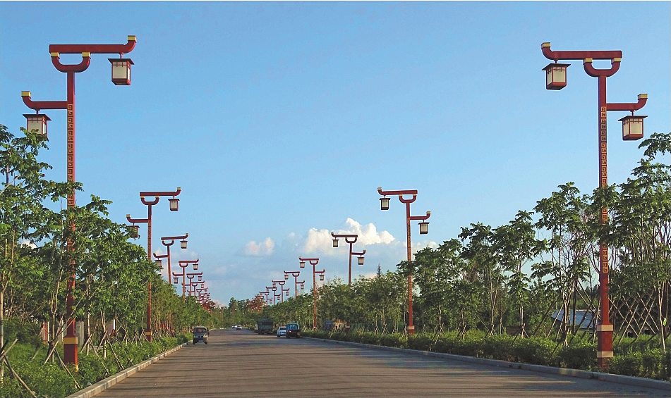 古城路灯6米仿古复古中式景观灯世博光电品牌
