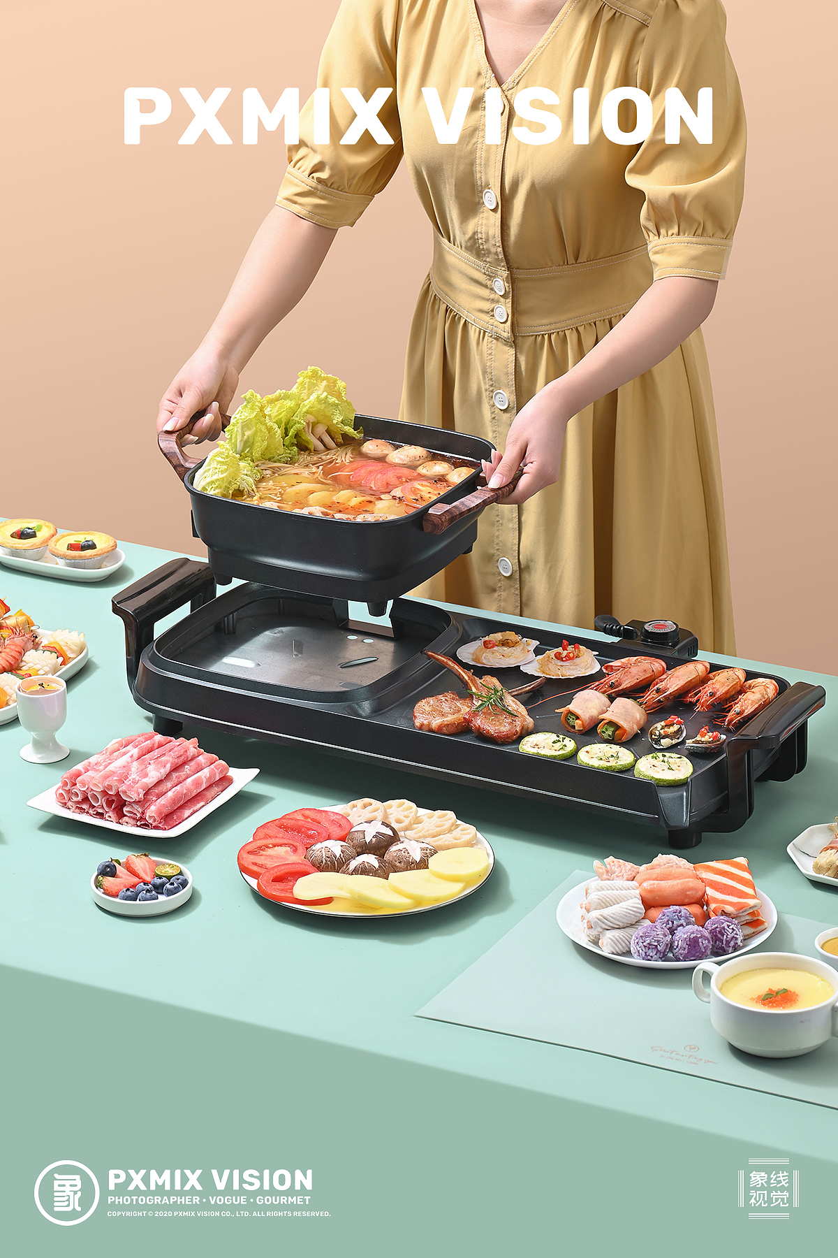 长虹 电烤盘/涮烤盘丨厨房小家电摄影（图ZMjMxNDA4ODIw） - 产品摄影 - 站酷设计师光影集原创素材 - 站酷ZCOOL