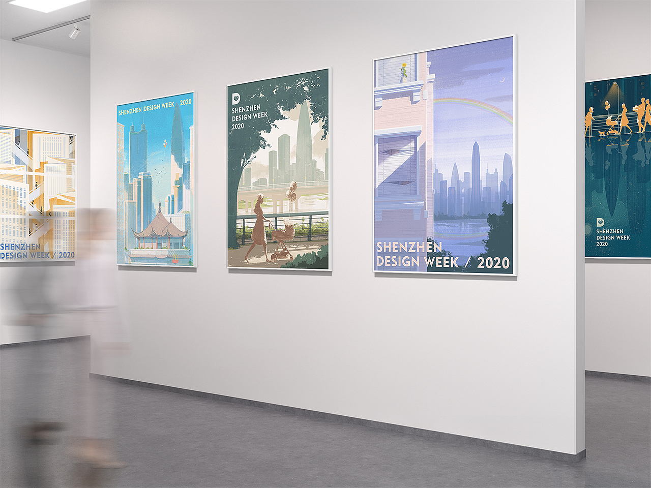 2020年深圳设计周--「20+20」城市中的设计主题展（图ZMjI5NTEwMzg0） - 商业插画 - 站酷设计师任艺门Ranen原创素材 - 站酷ZCOOL