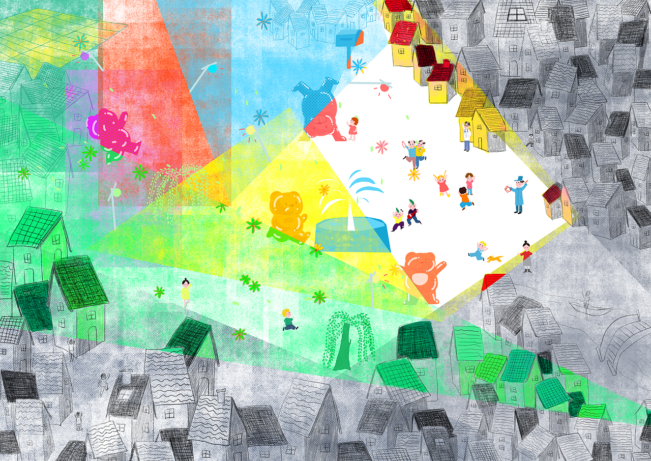 《不可思议的地球》插画（图ZMjY4ODk4ODAw） - 儿童插画 - 站酷设计师梦游野狗原创素材 - 站酷ZCOOL