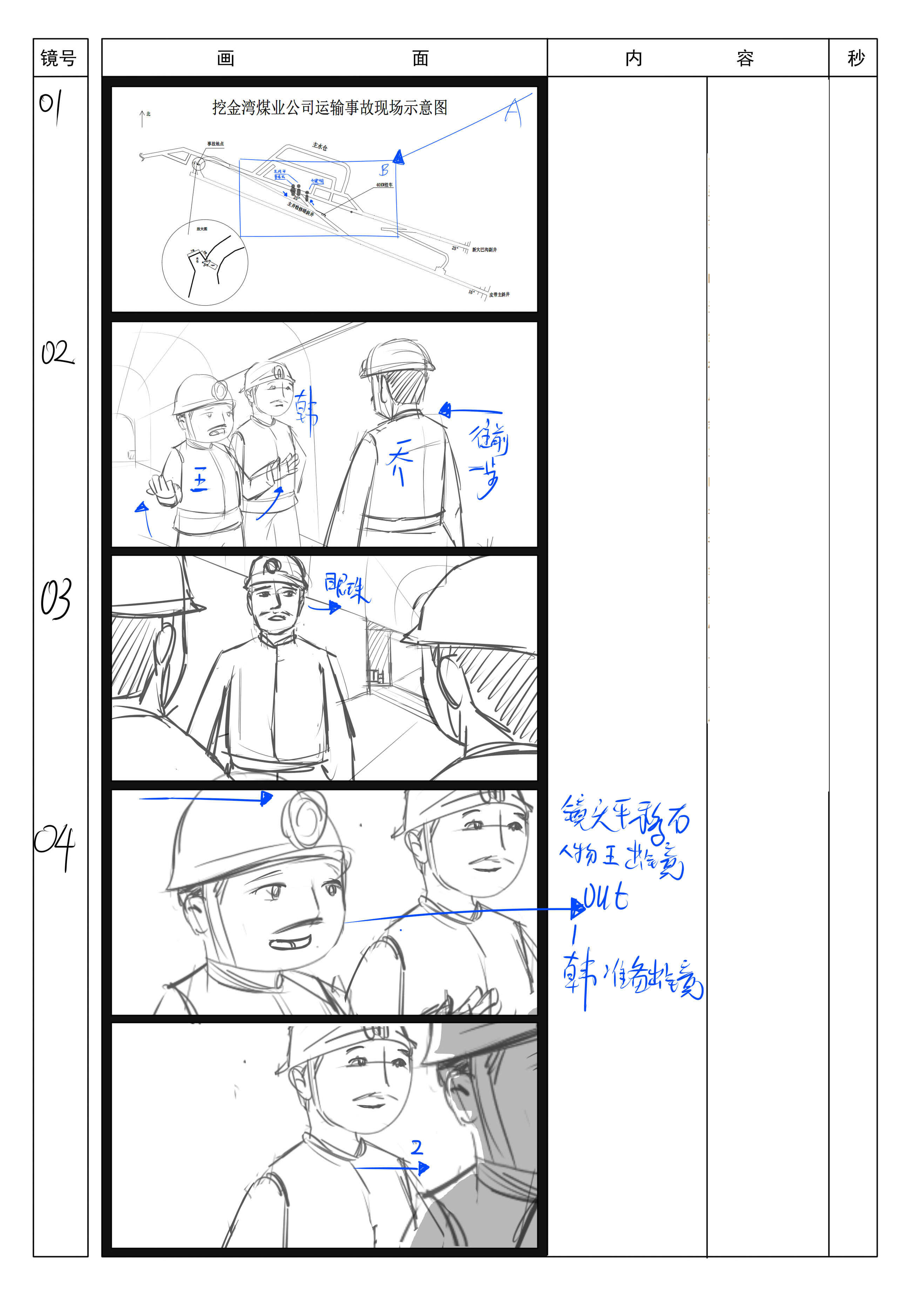 煤矿安全事故动漫分镜|动漫|动画片|乌木一土 - 原创作品 - 站酷