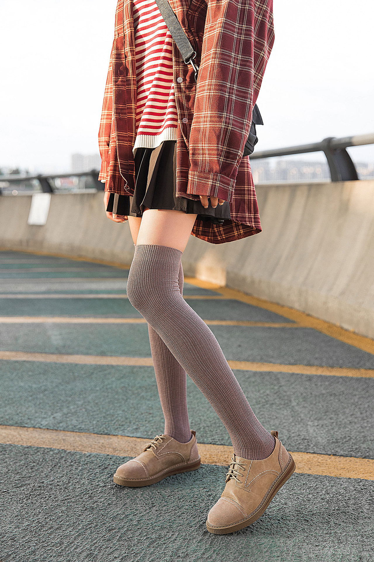 2019秋冬款日系过膝袜女袜长筒袜街拍