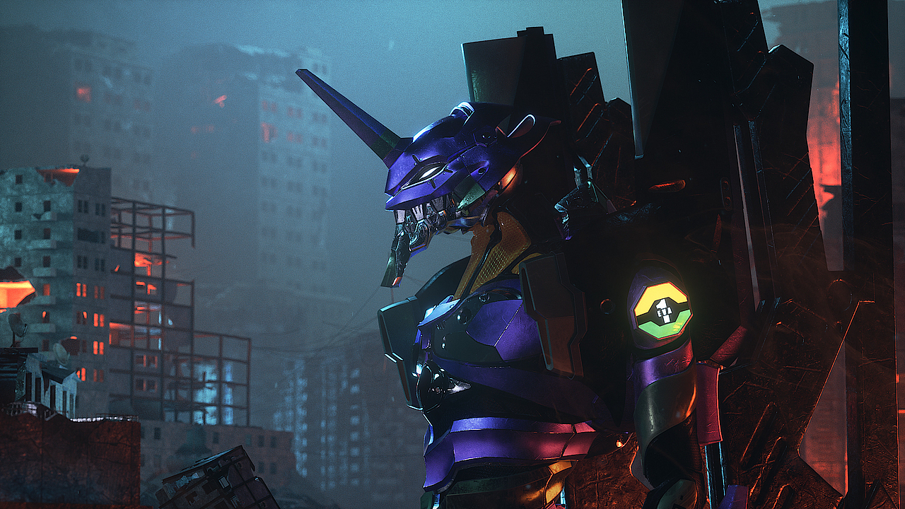 《荒野行动》 X 《新世纪福音战士》(三维篇)（图ZMjAyNTI5MDA4） - 动画/影视 - 站酷设计师Turphy原创素材 - 站酷ZCOOL