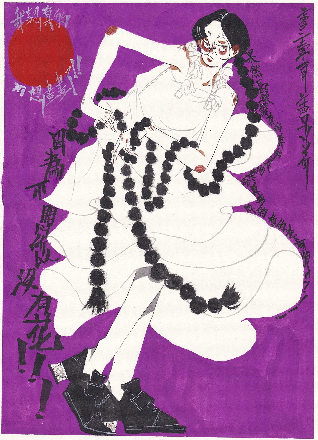 六月的画（图ZMjYxNTkzMTIw） - 创作习作 - 站酷设计师HY何624原创素材 - 站酷ZCOOL