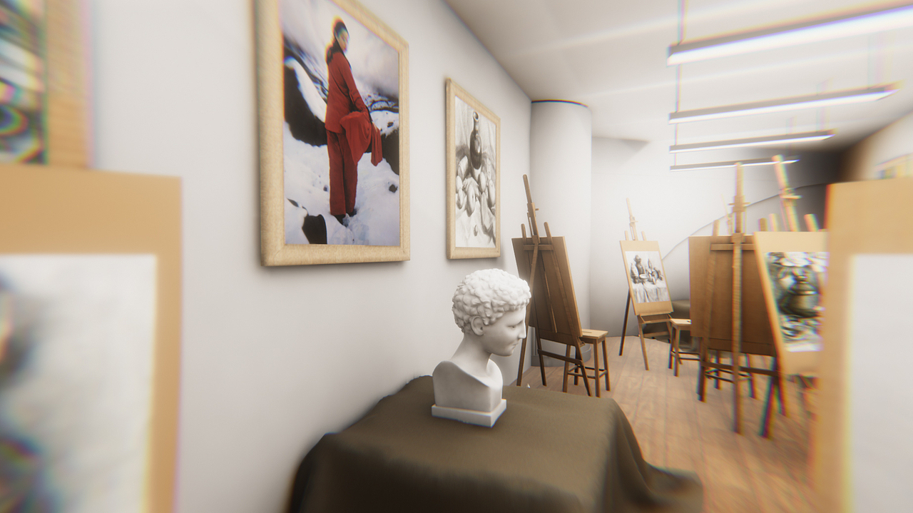 用网上的免费模型资源,在Unity3D做了灯光和效果!