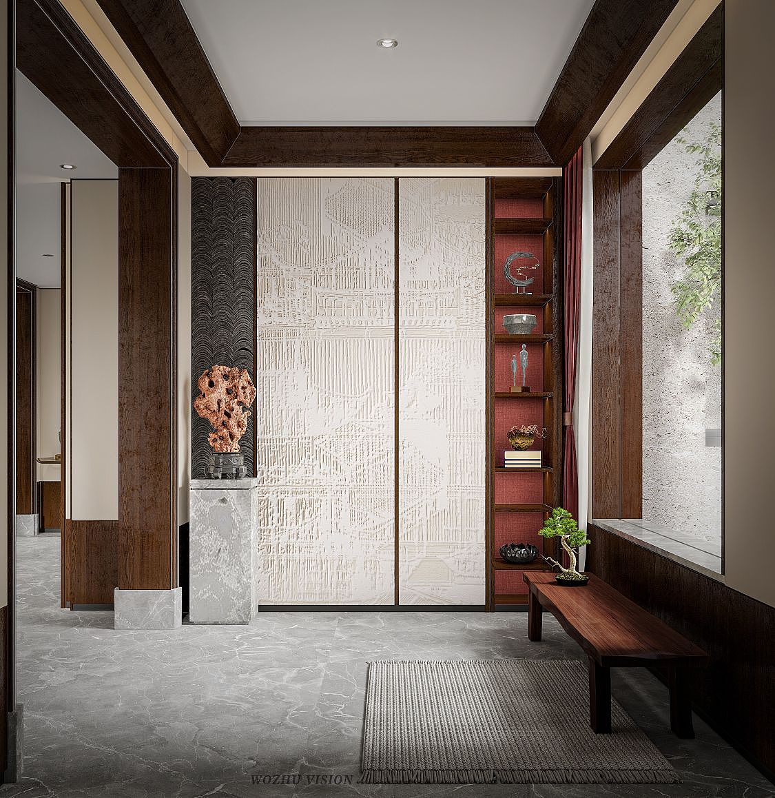 新中式别墅-效果表现