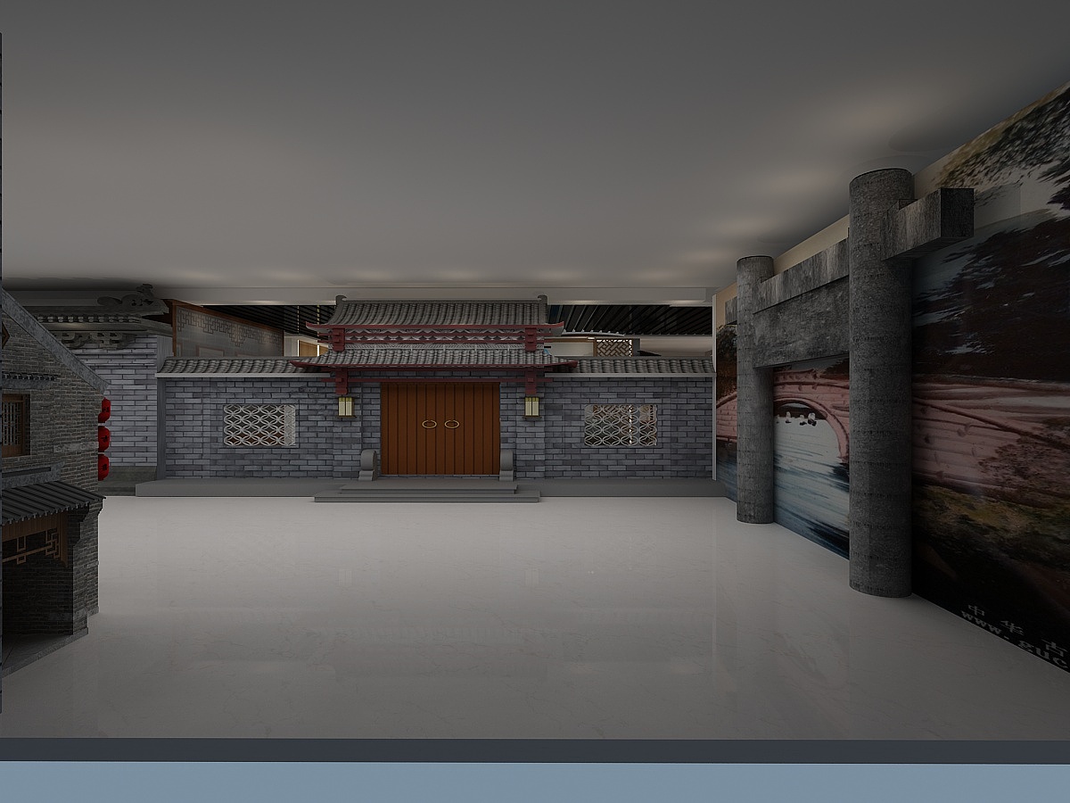 校史馆 设计效果图 3d设计 展厅 展馆设计（图ZMTg2MjEyMDY4） - 建筑/空间 - 站酷设计师云迪vind原创素材 - 站酷ZCOOL