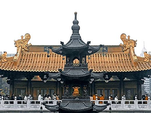 2023元旦上海静安寺