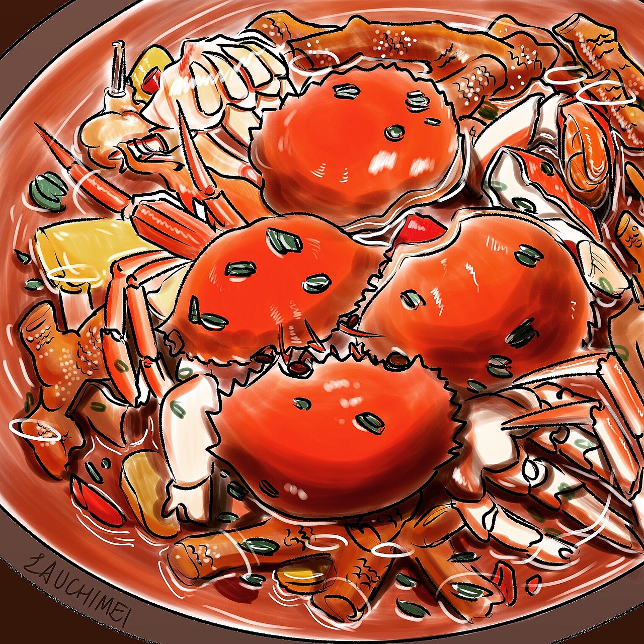 食物插画（图ZOTIwNTA1NTY=） - 商业插画 - 站酷设计师神奇的牧场主原创素材 - 站酷ZCOOL