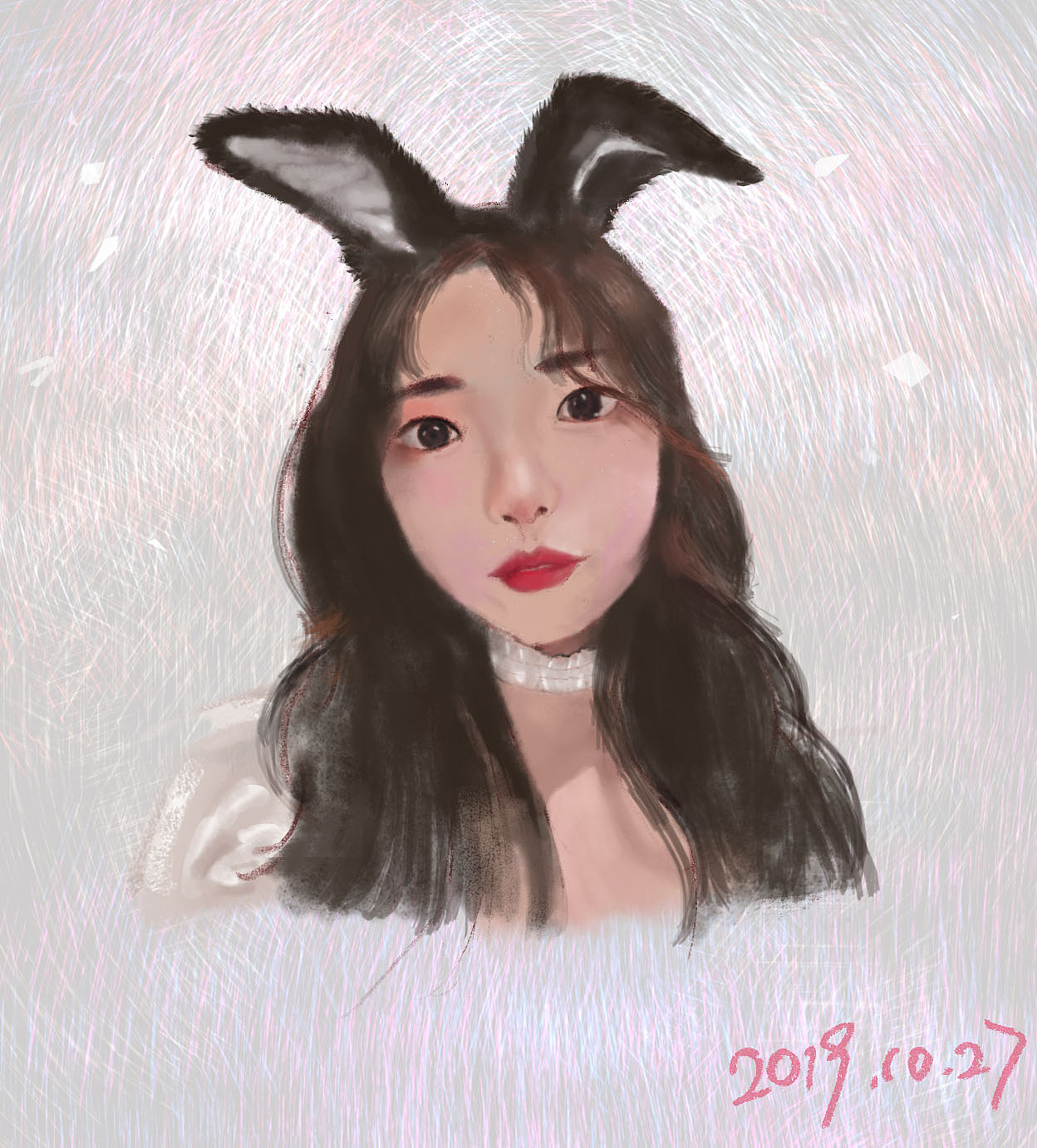 给朋友画的头像