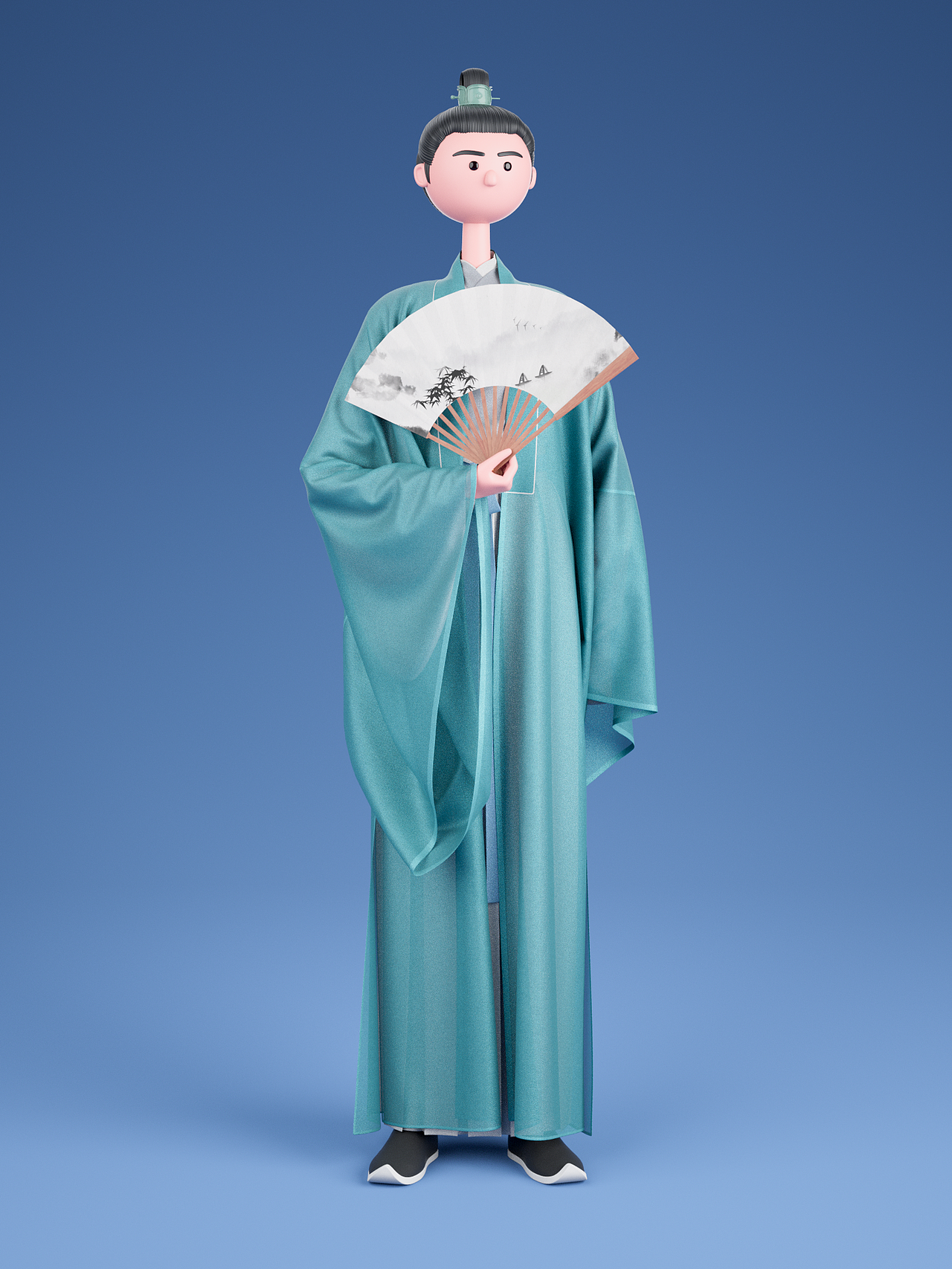 服章之美——3D汉服人物系列